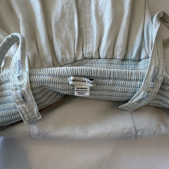 American Eagle Light Blue Tiered Ruffle Sundress Women’s Size XS - Picture 4 of 5